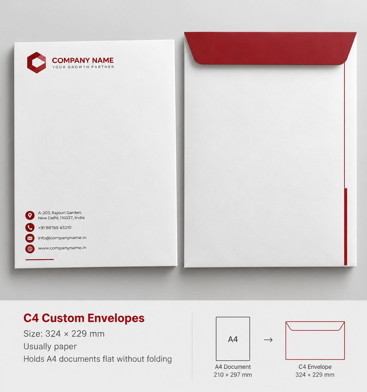C4 Custom Envelopes