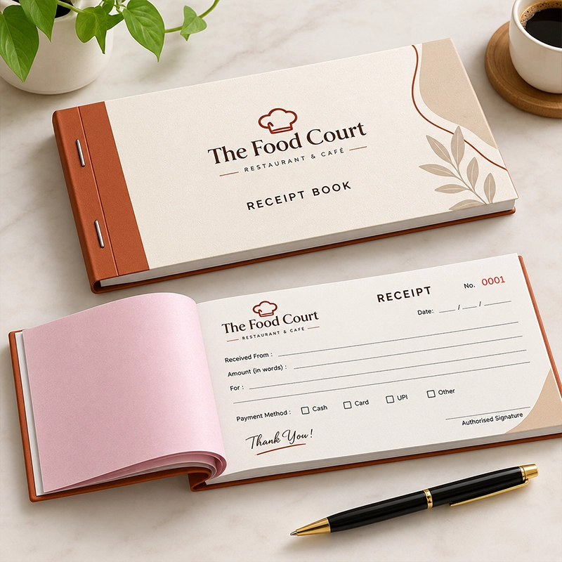 Custom Receipt Books view 2