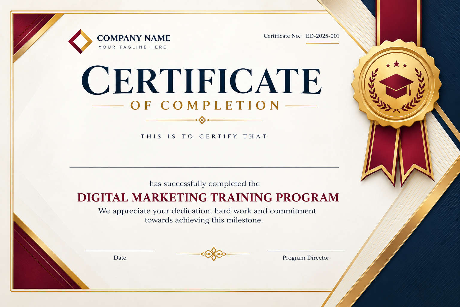 Premium Certificates view 3