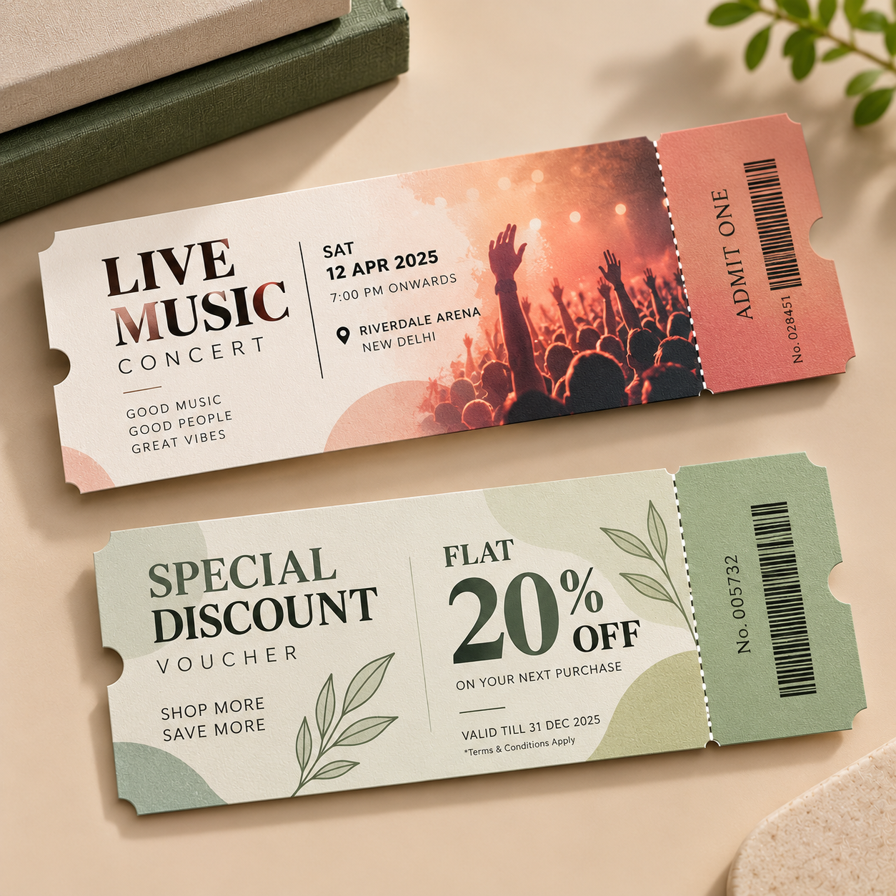 Standard Tickets/Vouchers view 2