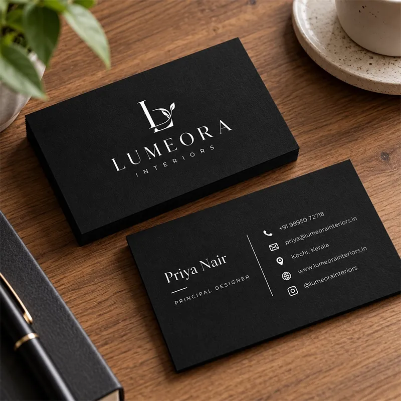 White Ink Black Cards
